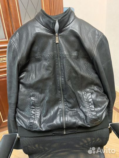 Кожаная куртка мужская