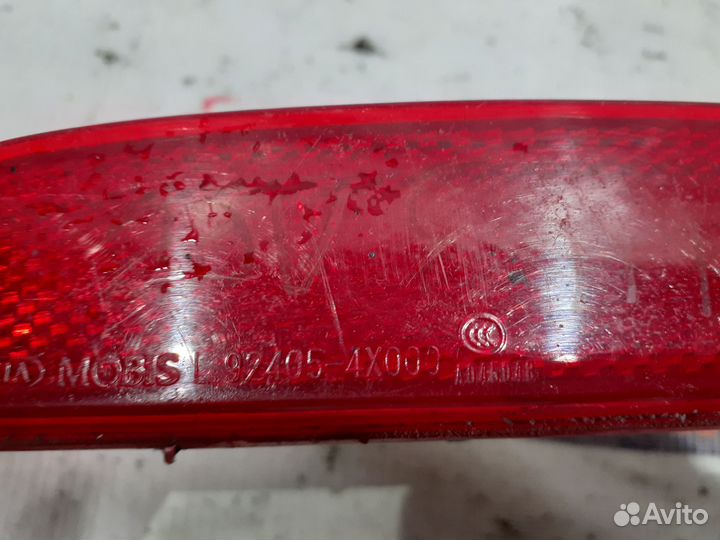 Kia Rio 3 отражатель в бампер (катафот)