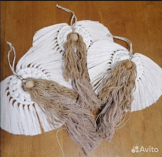 Ангелочек в технике макраме