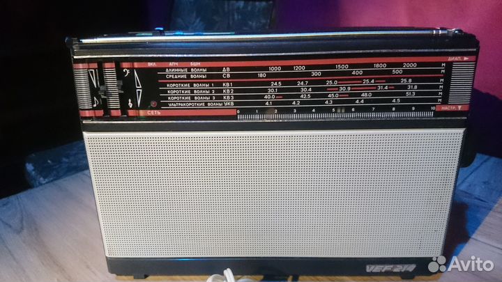 Радиоприемник vef214 с fm диапазоном