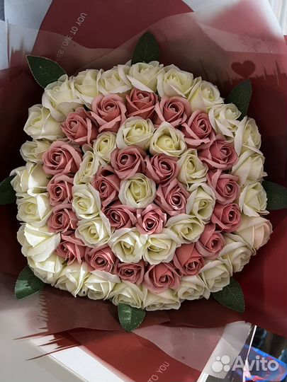 Букет цветов из мыла