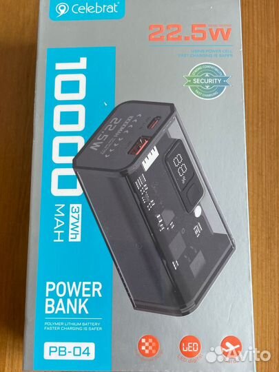 Внешний аккумулятор power bank 10000 mah