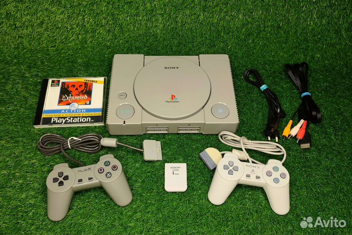 Sony Playstation 1 Fat + Комплект + Игра