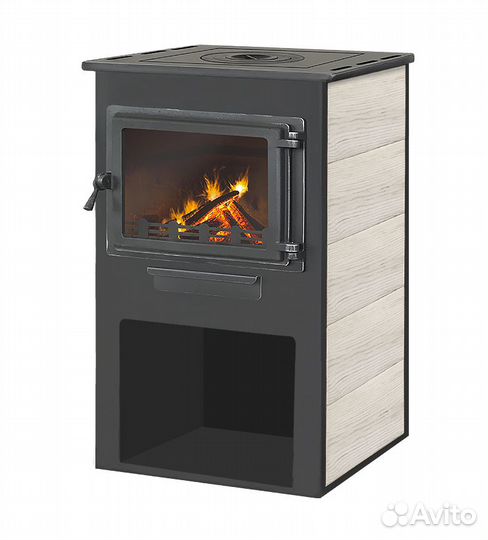 Камин этна (Панорама) с плитой 