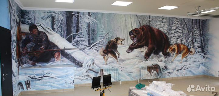 Художественная роспись стен. Граффити, Аэрография