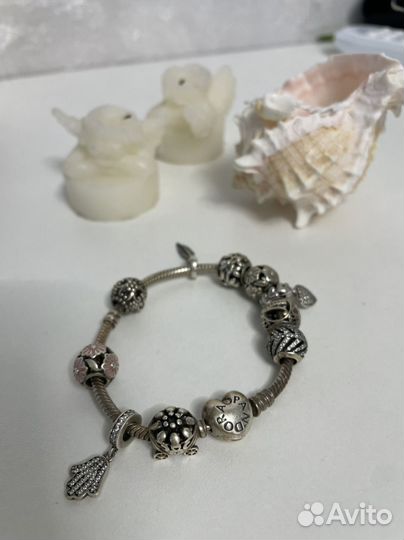Pandora браслет с шармами