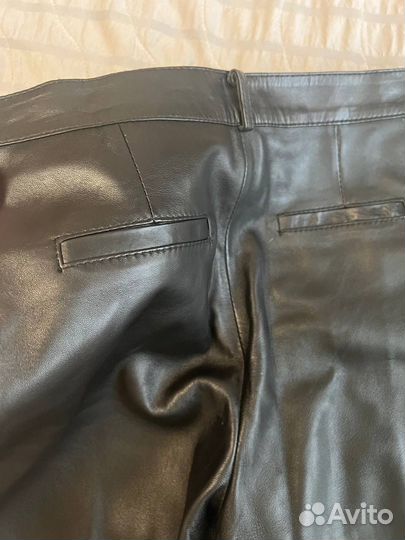 Шорты женские кожаные