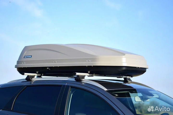 Автобокс Турино active M 450 л на Hyundai Solaris