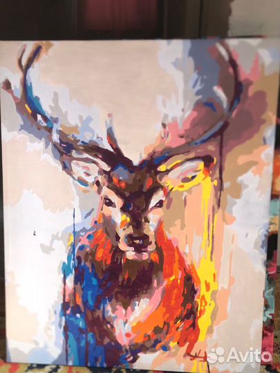 Картина готовая по номерам