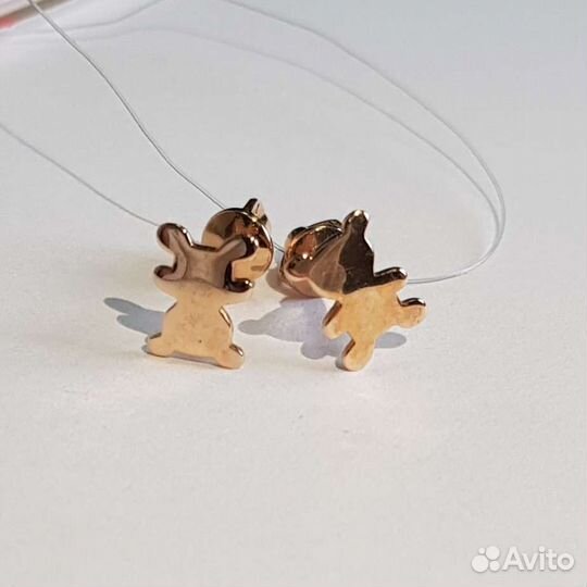 Золотые серьги