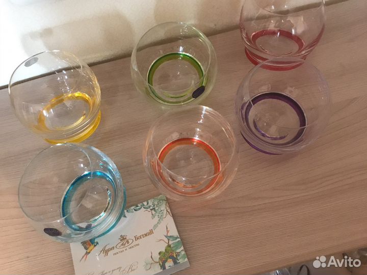 Стаканы -неваляшки Богемия Крейзи Ассорти