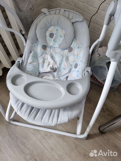 Электрокачели- шезлонг 2 в 1