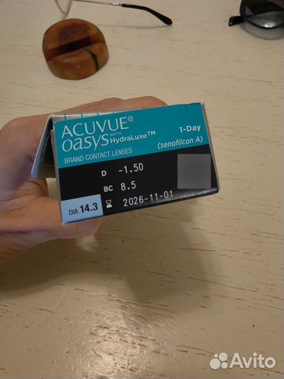 Линзы контактные acuvue oasys 1 day