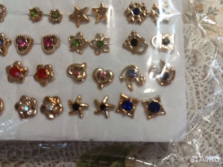 Серьги набор