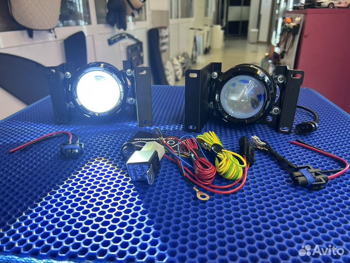 LED птф линзы Hyundai Tucson 1 2004-2010