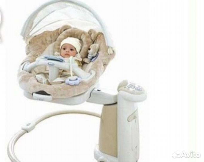 Детские электронные качели для новорожденных