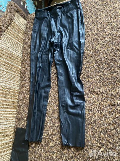 Брюки кожаные