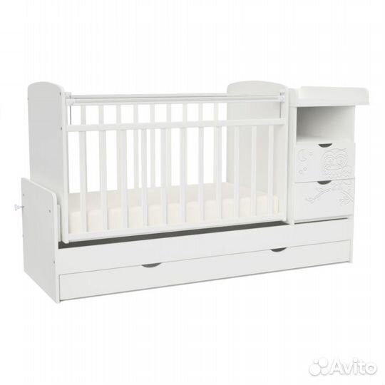 Кровать трансформер цвет белый
