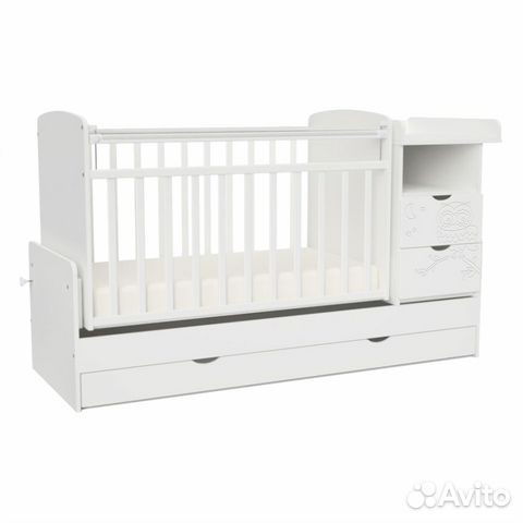 Кровать трансформер цвет белый