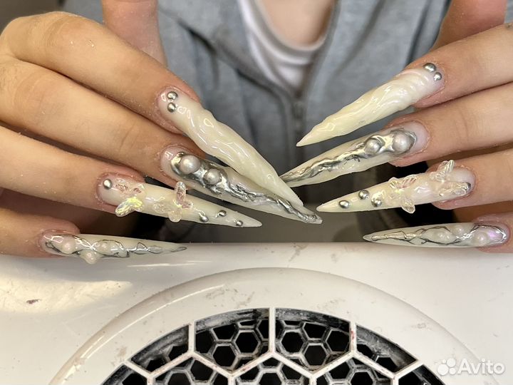 Маникюр на дому, наращивание