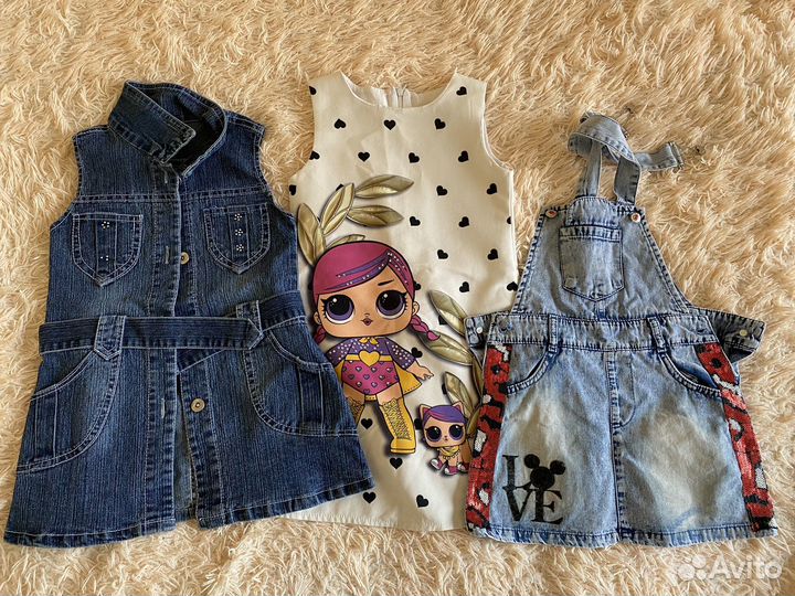 Детские вещи пакетом, рост 110