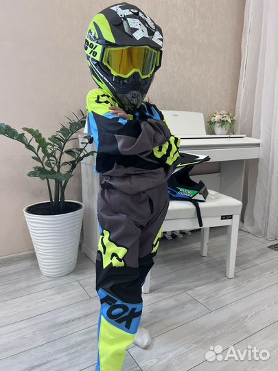 Мото экипировка джерси мотоштаны детские