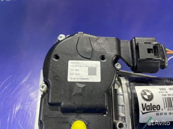 Мотор дворников Bmw 5-Series G30 B57D30 2019