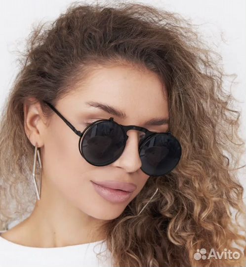 Солнцезащитные очки поднимающиеся двойные стекла