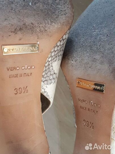 Dolce Gabbana босоножки,39,5 оригинал