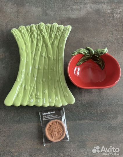 Crate barrel блюдо миска тарелка декор