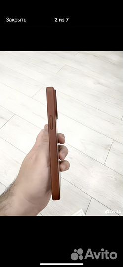 Leather (кожаный ) чехол iPhone 14 Pro Max