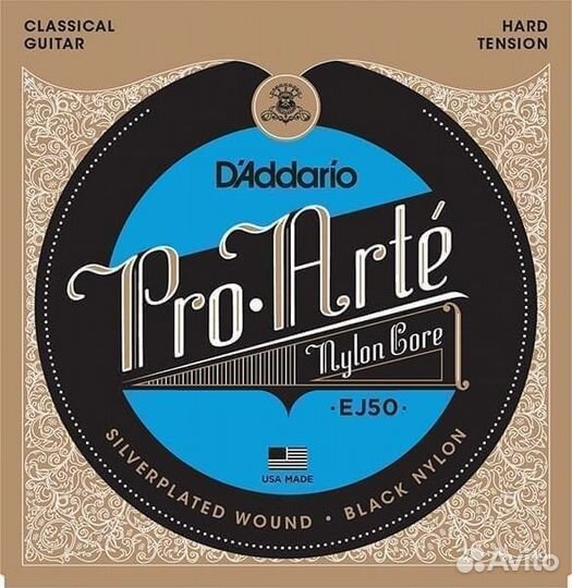 DAddario EJ50 PRO arte Hard струны для классическ
