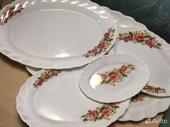 Овальные блюда набор 5 штук