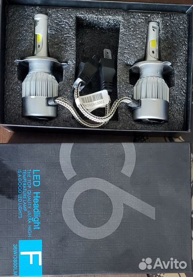 Диодные лампы h4