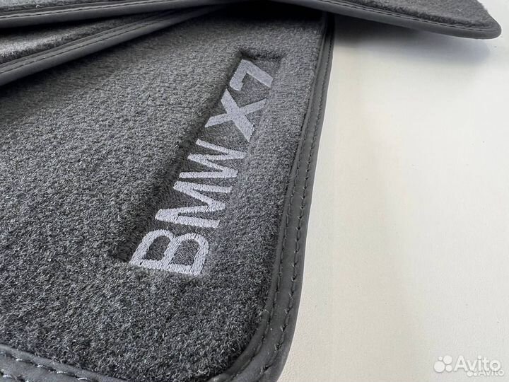 Коврики BMW X7 G07 ворсовые велюровые