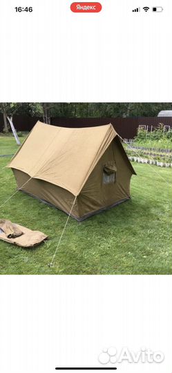 Палатка брезентовая 2 х местная СССР