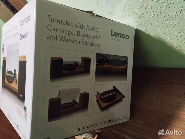 Виниловый проигрыватель пластинок Lenco LS 500 OK