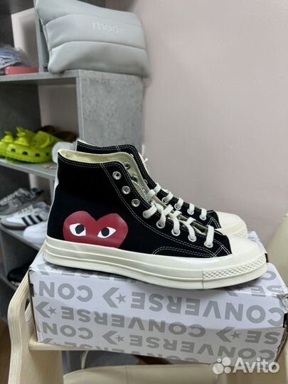 Converse X Comme Des Garcons Play High Black