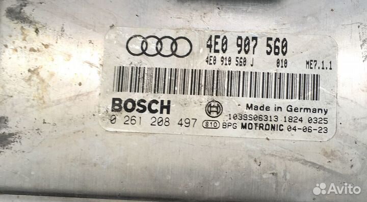 Блок управления двигателем Audi A8 D3 BFM 4B, AKE