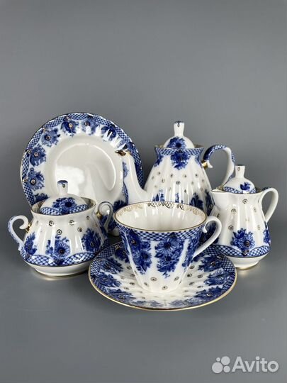 Шикарный набор 6 шт лфз эгоист корзиночка сервиз