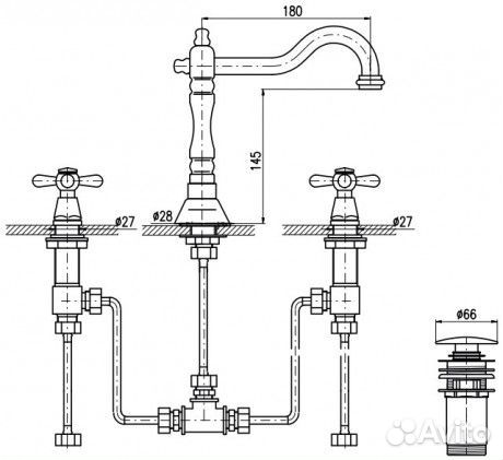 Смеситель для раковины Rav Slezak mk532.5z Золото