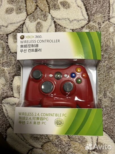 Геймпад xbox 360 беспроводной