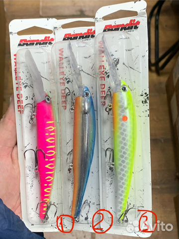 Воблеры для троллинга Bandit на 8 m на судака/щуку купить в Москве ...