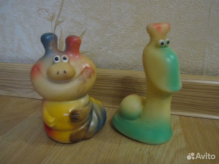 Игрушки из резины пластмассы СССР