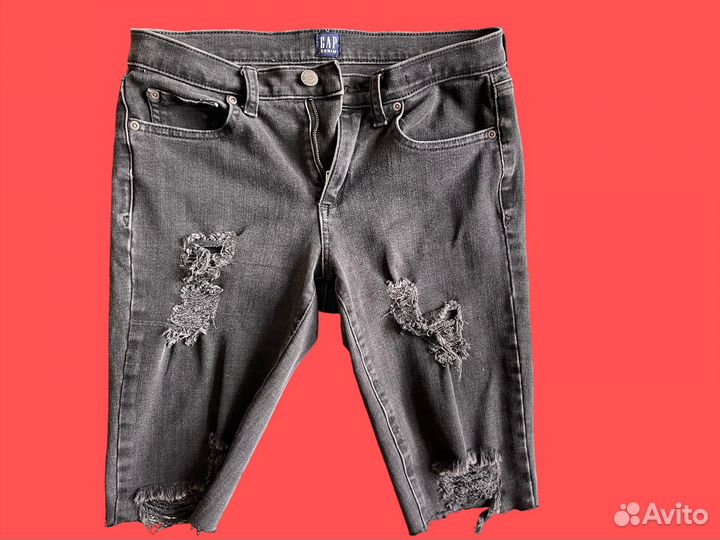 Бриджи джинсовые GAP черные, 27