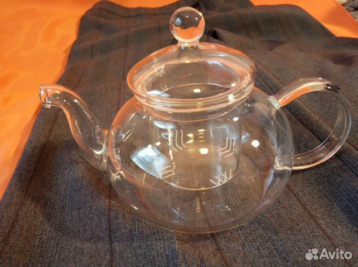 Чайник заварочный новый 0,5 л стекло