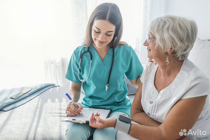 Услуги сиделки медсестры / проживание