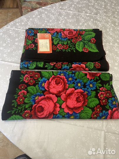 Шарф и платок павловопосадские1979г.в