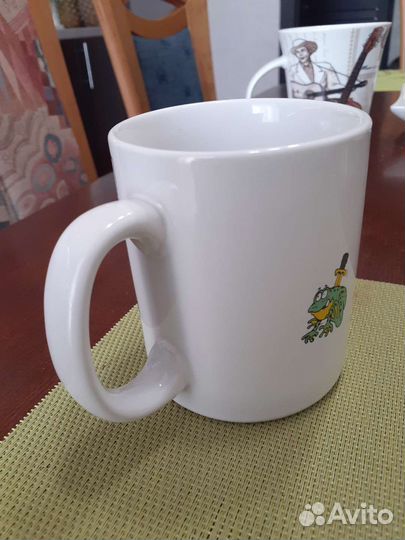 Кружки две пр италия и корея антик керамика