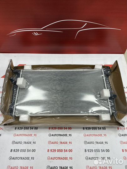 Радиатор охлаждения на ford focus 2 пластинчатый